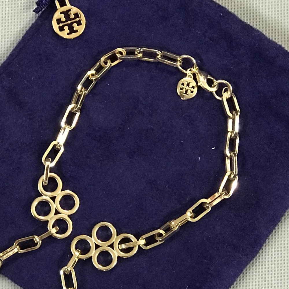 Tory Burch Clover Station Necklace